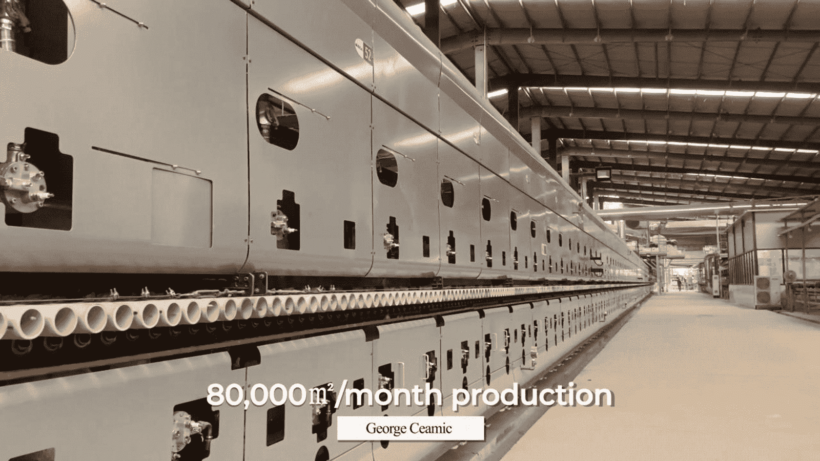 Ceramic factory and showroom video