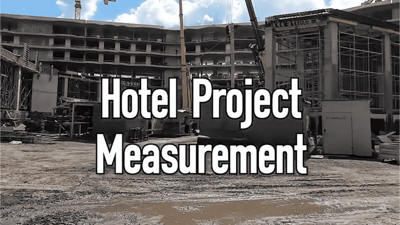 On-site measurement of Russian hotel project
