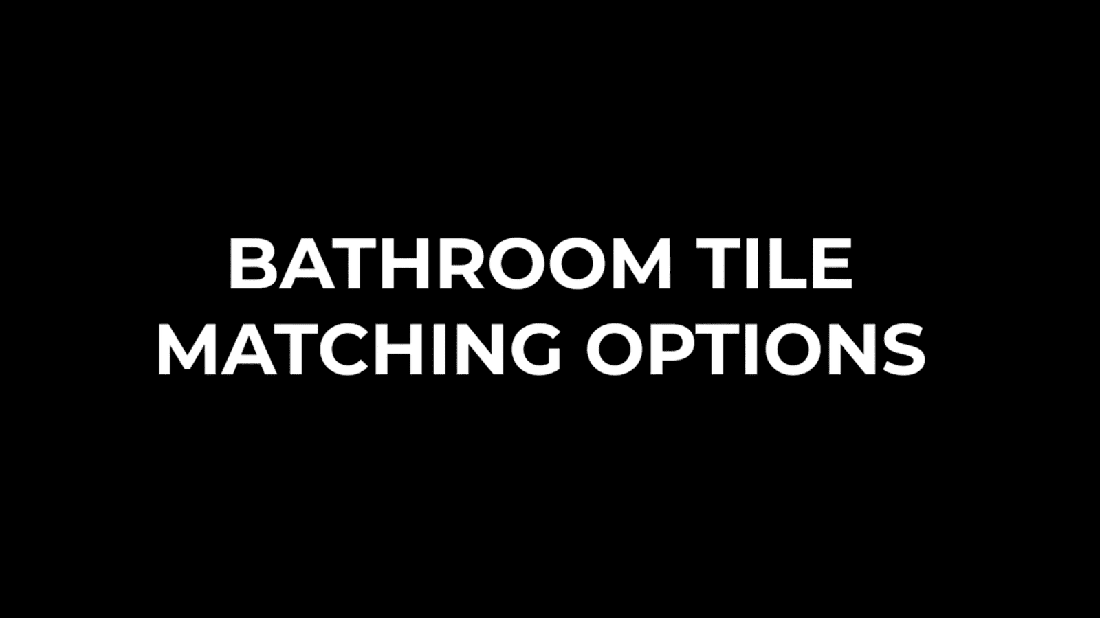 Toilet tiles