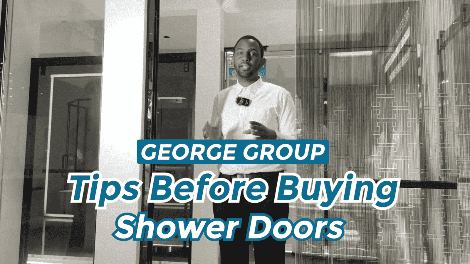 One-line shower room (English)