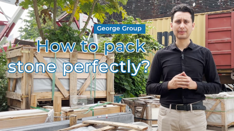 Stone Packaging Box Explanation (Arabic)