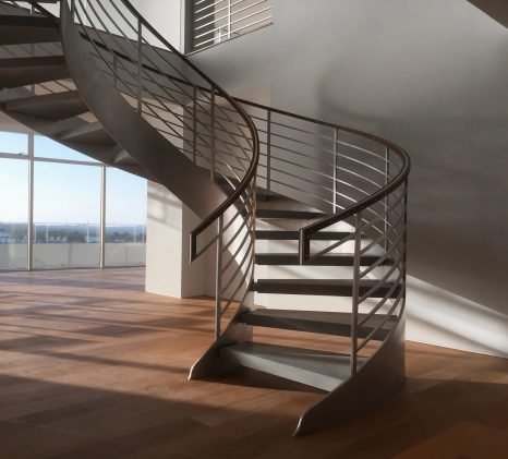 Custom Curved Staircase